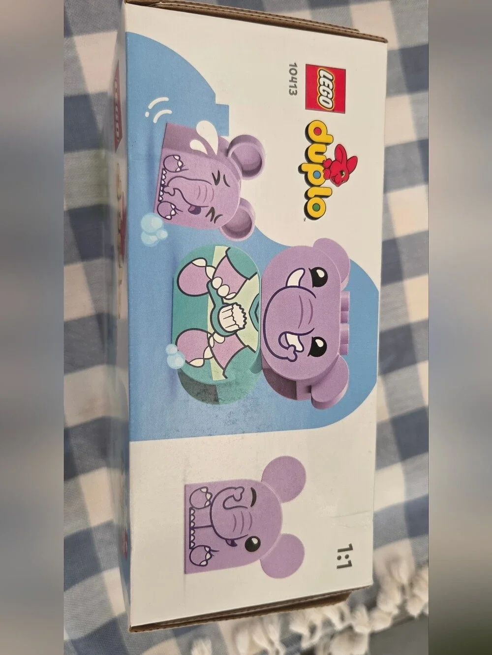 Sealed NIB Lego Duplo Purple Elephant Bath Playset with 15 Pieces, 10413